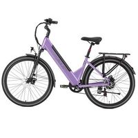 bicicleta electrica urbana bekup v1 66 cm 26 cuadro bajo bateria extraible de 522 wh morada