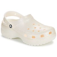 crocs zuecos classic platform glitter clogw para mujer
