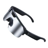 zeblaze gafas inteligentes camara ia altavoces traductor polarizadas plata