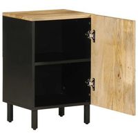 mueble de bano  armario de bano madera maciza de mango 38x335x58 cm