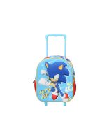 mochila de ruedas sonic de karactermania 08502 azul uni