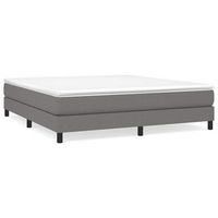 estructura de cama con somier de tela gris oscuro 160x200 cm vidaxl