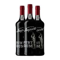 niepoort vino tinto ruby dum porto 75 cl 8 vol pack de 3 unidades