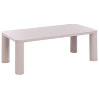 mesa de centro con tablero de mdf diseno moderno 120 x 60 cm gris pardo yentna