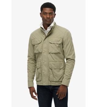 Superdry para hombre. M5012233A Chaqueta State 4 Pocket beige (M), Casual, Algodón