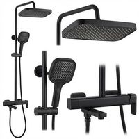 conjunto de ducha arlo black