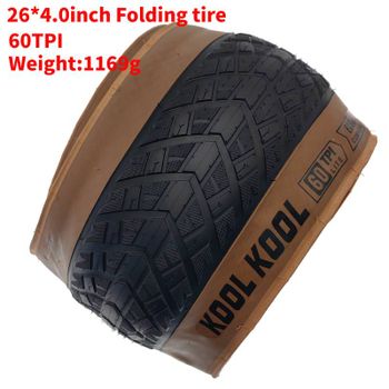 Nuevo Neumático de Bicicleta JILUER 26x4.0, Neumático Plegable de 26 Pulgadas para Bicicleta de Nieve, Bicicleta Fat Bike, Ciclismo en Carretera, Playa, Eléctrica, 60TPI, Piezas de Bicicleta