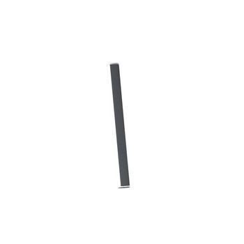Pencil - Módulo De Luz A Batería Zafferano, Pequeño, Portátil Y Recargable, Ip65, Regulador Táctil, Altura 50 Cm, Gris Oscuro