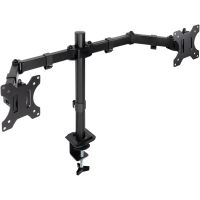 tooq soporte de mesa para 2 pantallas 17-27 negro