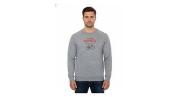 Sudadera rubb r happiness gris
