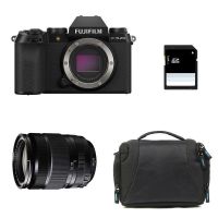 camara mirrorless fujifilm x-s20 261mp 62k uhd 18-135mm f35-56 r lm ois wr wifi  accesorios