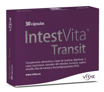 Vitae IntestVita Transit Regula Tránsito Intestinal 30 Cápsulas
