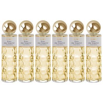 Pack De 6 Eau De Parfum Mujer Saphir Eau De Saphir 200ml