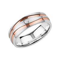 anillo grabado para mujer de plata 925 circonita rosa