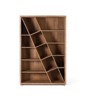libreria fabricada en madera de mango marron