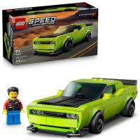 coche lego speed champions dodge challenger srt hellcat 390 piezas minifigura incluido