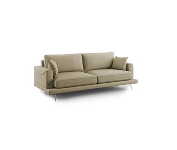 Dorian sofá moderno de tela suave y antimanchas 218 cm camel