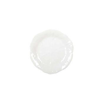 Plato plano blanco en melamina 27x27x2cm - lote de 6