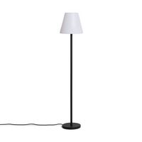 lampara de pie exterior de aluminio maipo negro