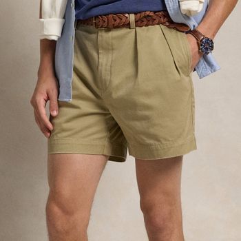 Polo Ralph Lauren Cormac Pleated Cotton-Twill Shorts - W32/L32