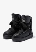 botas repelente al agua - con forro calido nordic shiny black - negro