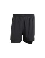 pantalones de running adidas own the run 2in1 hombre negro