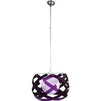 colgante acuario mediano 1xe27 alregxd53cm lilablanco