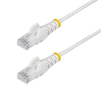 Cable Ethernet CAT6 Delgado de 1m Blanco - Snagless - LSZH