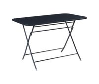 mesa plegable sande rectangular - negro encasa