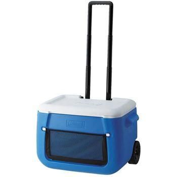 Enfriador Poly-lite 50 Qt Con Ruedas Y Bolsillo Exterior Coleman