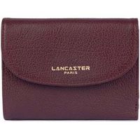 lancaster cartera cartera doble con solapa dune borgona oscuro para mujer