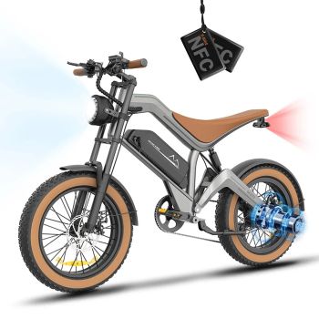 [DIRECTO DE LA UE] ZONVEER M20 Bicicleta eléctrica 48V 18.2Ah 1000W (Pico 1500W) Velocidad máxima recomendada 25KM/H Neu