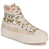 converse zapatillas altas chuck taylor all star lift-animal abstract para mujer
