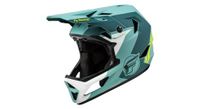 casco fly racing rayce azul mate piedra hi vis