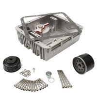 carter de aceite moto guzzi serie grossa filtro bajo gris