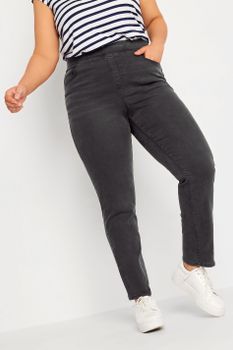 Yours Jeggings Negros Cintura Baja, Mujer Curvy Y Tallas Grandes, Yours