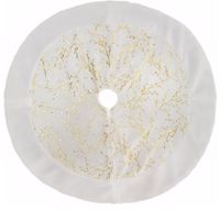 faldon para arbol de navidad 90 cm r cubre base grande de peluche blanco r decoracion navidena esponjosa para hogar fiesta y regalos