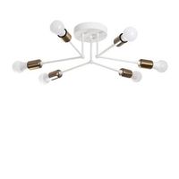 lampara de techo sparrow-1232 blanco metal 60x60x16 cm