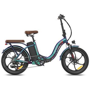 Bicicleta Eléctrica Urbana Plegable Fafrees F20+ Pro, 36v 250w 25ah, Verde Azulado Nebula