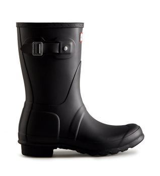 Hunter para mujer. WFS1000RMA Botas Original Short negro (40/41), Plano, Ninguno, Casual