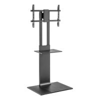 soporte de suelo aisens fs34t-0720b para tv 37-86 bandeja y sistema pasacables