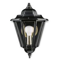 dopo lighting-aplique de pared elite 6 ip44 e27 mx 42w cristal mate negro