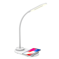 mini cargador wireless lampara