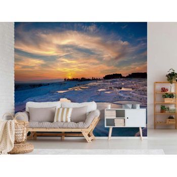 Fotomural Vinilo Anochecer Mar Turquía 500 X 300 Cm