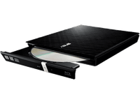 grabadora de dvd - asus sdrw-08d2s-u lite slim retail externa windows y mac os negra