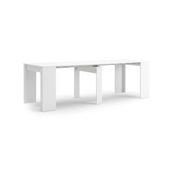 Mesa Extensible De Comedor O Cocina Lia 237cm, Blanco