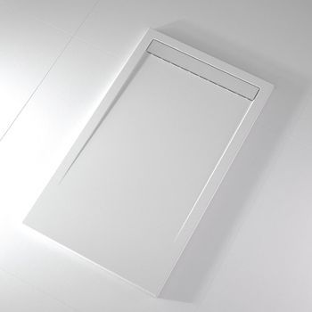 Plato De Ducha Pizarra Clever Blanco  70x70 Cm