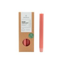 juego de 10 velas cirios oxido 20 cm