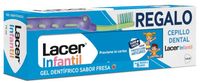 lacer gel infantil 75 ml  cepillo de dientes