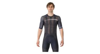 Maillot de manga corta climber s a c hombre negro gris
